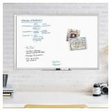 U BRANDS Dry-Erase Board, 23" x 35", Aluminum Frame