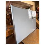 U BRANDS Dry-Erase Board, 23" x 35", Aluminum Frame