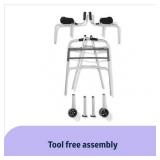 $80 Medline Upright Aluminum Junior Folding Walker