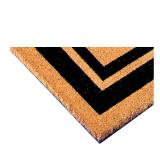 Callowaymills 2 ft x 3 ft Coir/Vinyl Indoor/Outdoor Door Mat