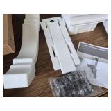 $298 Pemberly Row Weatherproof Traditional Plastic Mail Post in White