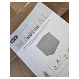 Keter City 30-Gallon Resin Outdoor Storage Box & Side Table, WOOD Grain