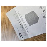 Keter City 30-Gallon Resin Outdoor Storage Box & Side Table, WOOD Grain