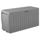 $72 Keter Marvel Plus 71-Gallon Resin Outdoor Storage Box, Light Grey