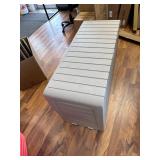 $72 Keter Marvel Plus 71-Gallon Resin Outdoor Storage Box, Light Grey