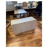 $72 Keter Marvel Plus 71-Gallon Resin Outdoor Storage Box, Light Grey