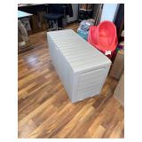 $72 Keter Marvel Plus 71-Gallon Resin Outdoor Storage Box, Light Grey