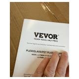 VEVOR PET/Plexiglass Sheets, 5-Pack, 24x36, 0.04 in Thick