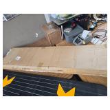 VEVOR Rubber Threshold Ramp 1 Rise, Wheelchair 3.7 ft, Non-Slip