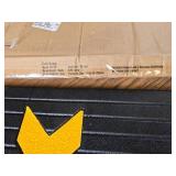 VEVOR Rubber Threshold Ramp 1 Rise, Wheelchair 3.7 ft, Non-Slip