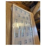 $85 36x13 Natural Wood Frame | UV Acrylic, Backing, Hardware