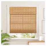 $67 Roman Shades Bamboo Blinds Light Filtering Window Curtains