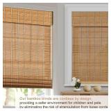 $67 Roman Shades Bamboo Blinds Light Filtering Window Curtains