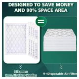 UBeesize Air Filter 14x20x1 (9-Pack), MERV 8, Pleated