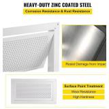 VEVOR Crawl Space Flood Vent, 8"H x 16"W x 2"D, Wall Mounted