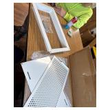 VEVOR Crawl Space Flood Vent, 8"H x 16"W x 2"D, Wall Mounted