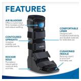 United Ortho Air Cam Walker Fracture Boot, Extra Large, Black