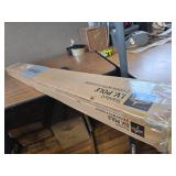 $56 Medline 4-Leg IV Poles Stand, Chrome, 2 Hooks, 4 Casters, 47 85 in