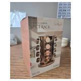 Le Regalo Spice Rack Set, 16 Jars, Copper Rack & Bottles