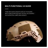 NEW Wendy EX 3.0 Rail Lightweight Tactical Bump Helmet Knob Adjustable Fit Padded BLACK