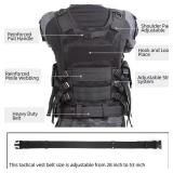 NEW Tactical Mesh Vest & Breathable Molle pouches fixed Universal Fit Adjustable
