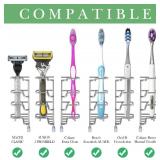 Linkidea Stainless Steel Wall Mount Toothbrush Holder