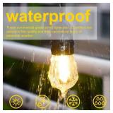 NEW 33ft String Lights S14 LED Shatterproof IP65 Outdoor Garden Patio Waterproof