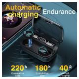 TWS M10 Bluetooth 5.1 Wireless Earbuds Waterproof LED Display Earphones US