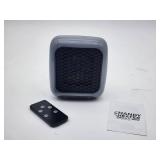 NEW Wall Plug Heater Wall Mounted Indoor Home Office Newly Electric Wall Heating Fan 800W WITH REMOTE