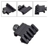 NEW Aluminum Scope Mount 20mm Scope Mounts 45 Degree Angle Offset 4 Slot