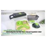 NEW 16 in 1 Manual Vegetable Cutter Chopper with Spatula Full Size