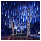 NEW Meteor Shower Led Lights 8 Tubes Waterproof. Total 10 ft