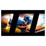 NEW Disposable Nitrile Cotton Black Bbq Grill Gloves Heat Resistant 100ct LARGE