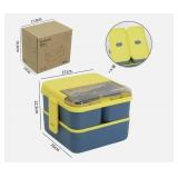 NEW 1800ml Bento Lunch Box Microwaveable and Dishwasher Safe GREEN