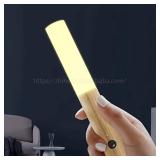 NEW Indoor Wireless Magnetic USB Rechargeable Smart Indoor Motion Sensor Wall Light WALNUT