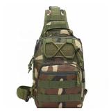 NEW Tactical Chest Bag Single Shoulder Pack Molle Tactical Sling Bag Cross Body CP CAMO