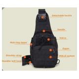 NEW Tactical Chest Bag Single Shoulder Pack Molle Tactical Sling Bag Cross Body CP CAMO