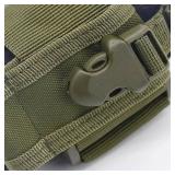 NEW Radio Holster For Waist Pack Belt Bag Pocket Molle Pouch Walkie Talkie Holder BLACK