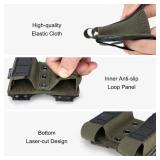 NEW Carbon Fiber 500D Nylon Tactical Double Magazine Pouch for 9mm TAN