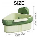 NEW Kitchen Sink Corner Suction Storage and Drainer Basket GREEN