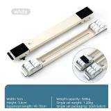 Furniture Washing Machine Dolly, Extendable Appliance Rollers Refrigerator Heavy WHITE