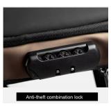 NEW USB Charging Sport Sling Anti-Theft Shoulder Bag, Waterproof Messenger Bag SILVER & BROWN