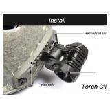 NEW Tactical Flashlight Helmet Holder Rail 21mm Rail Mount for Fast Mich Wendy M88 BLACK