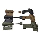 Infrared and 4 Lighting Modes Tactical Helmet Flashlight Wendy Helmet BLACK