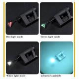 Infrared and 4 Lighting Modes Tactical Helmet Flashlight Wendy Helmet BLACK