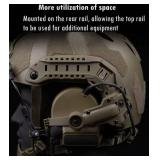 Tactical Helmet Headset Rail Adapter Accessories Multi-angle For FAST/WENDY BLACK