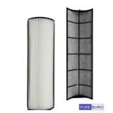 PUREBURG TPP440F Replacement Filter Compatible with Envion Therapure TPP440 TPP540 TPP640 TPP640S Air Purifiers,2-Pack H13 HEPA Activated Carbon 4-Stage Filtration