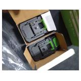 VERVEWAVE Leaf Blower Cordless, 20V Electric Blower with 2 X 2.0Ah Batteries and Fast Charger, 3 Speed Control, Handheld Lightweight Leaf Blower for Lawn Care, Patio, Garden Cleaning, etc MISSING ONE 