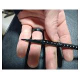 Besitu 12 Inch Rebar Stakes J Hook Ground Stakes 16-Pack Heavy Duty Galvanized Chain Link Fence Stakes Metal Tent Stakes for Outdoor Lawn Decorations Inflatables Canopy Swing Set