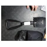 DARTMOOR Mini Folding Shovel High Carbon Steel, Portable Lightweight Outdoor Tactical Survival Foldable Mini Shovel, Entrenching Tool, Camping, Hiking, Digging, Backpacking, Car Emergency